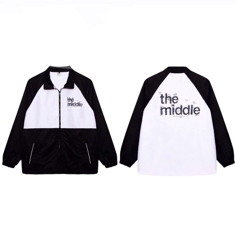 Áo khoác dù LOGO THEMIDDLE