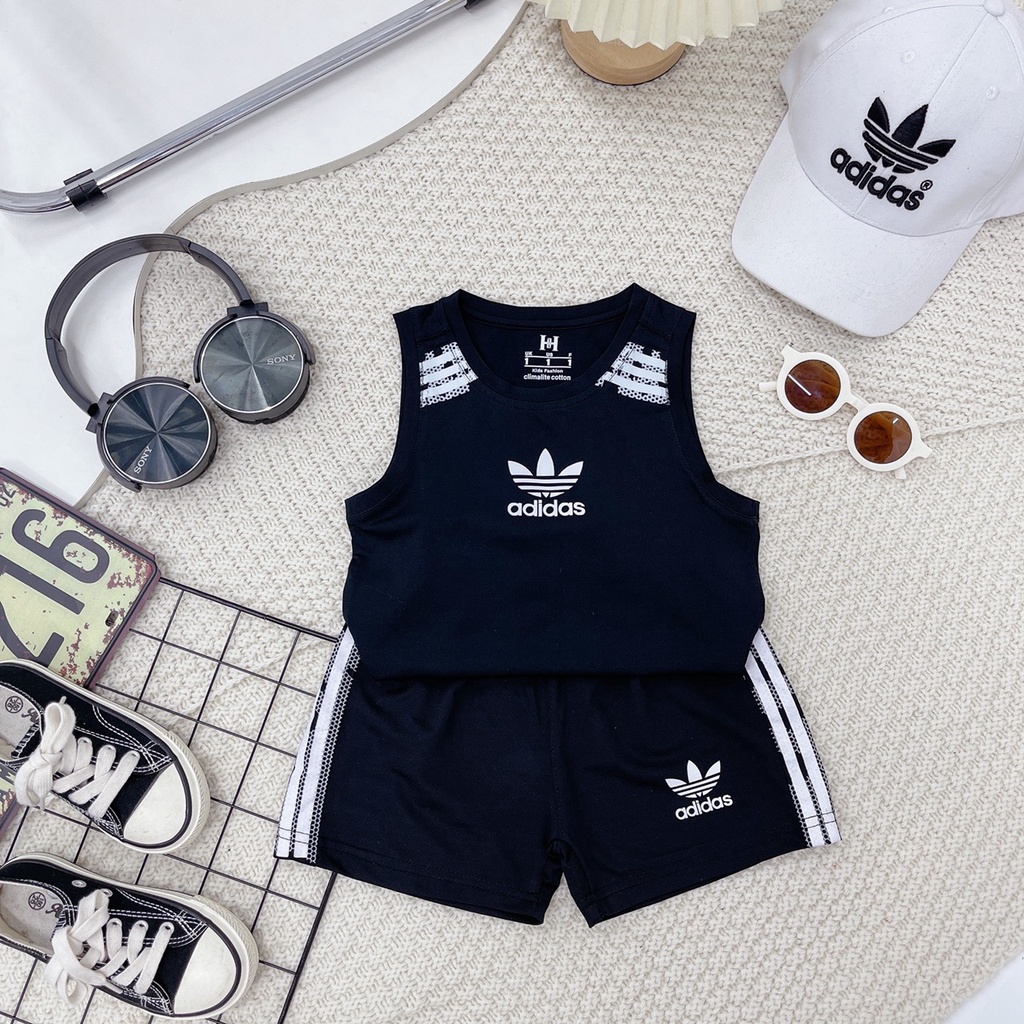 Đồ bộ cho bé bộ thể thao ba lỗ thông hơi cho bé trai 16-26 kg - VyVy Kids