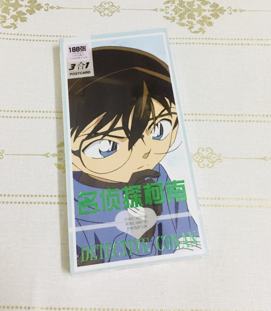 Bộ 188 ảnh postcard anime conan , postcard conan