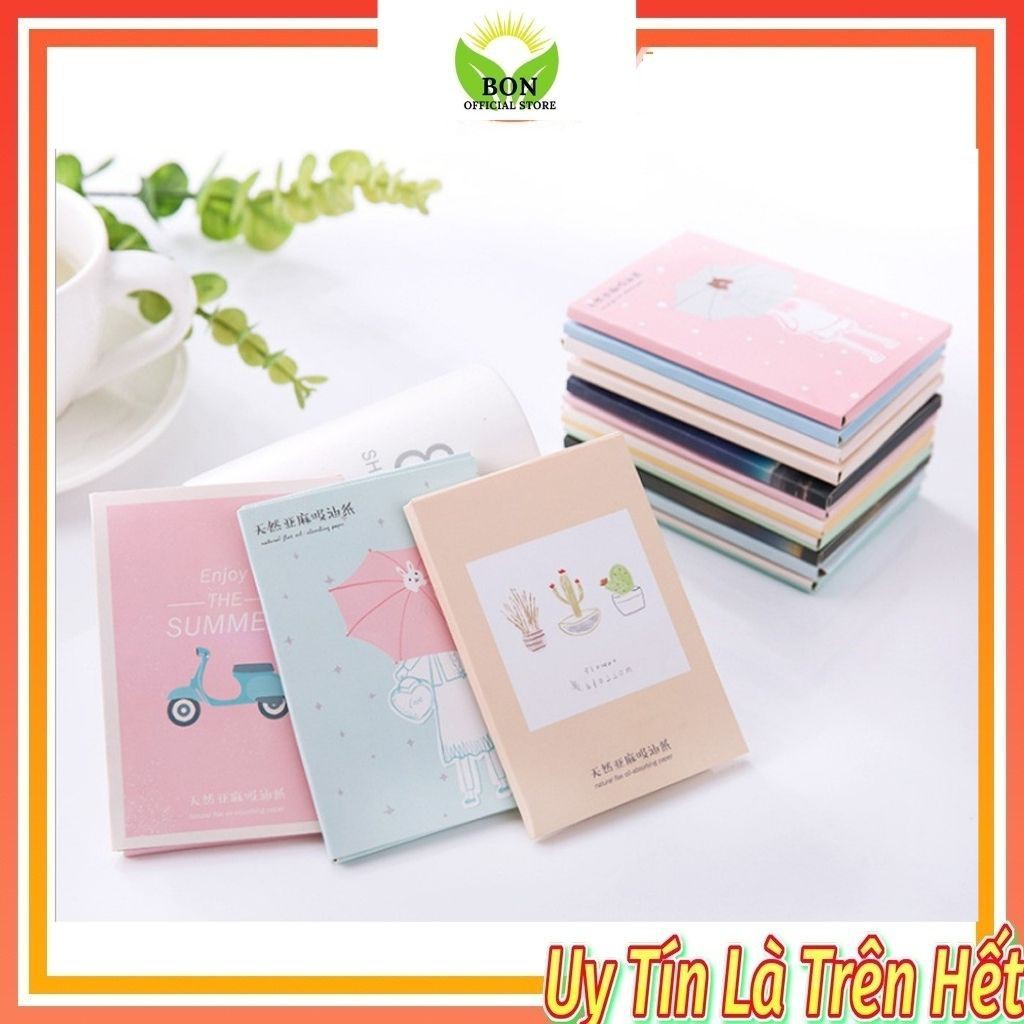 Giấy Thấm Dầu 50 tờ 🌸SIÊU RẺ🌸nội địa Trung -  BON OFFICIAL STORE