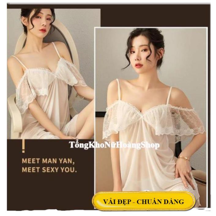 [ Chất Đẹp - Form Chuẩn]❤HOT NHẤT ❤ váy ngủ thun lưới ren -đầm ngủ sexy cao cấp B1040 | BigBuy360 - bigbuy360.vn