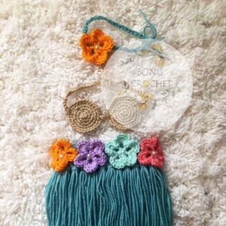 Bikini len 🧶 hoa xinh cho bé 🌸🌼🌺