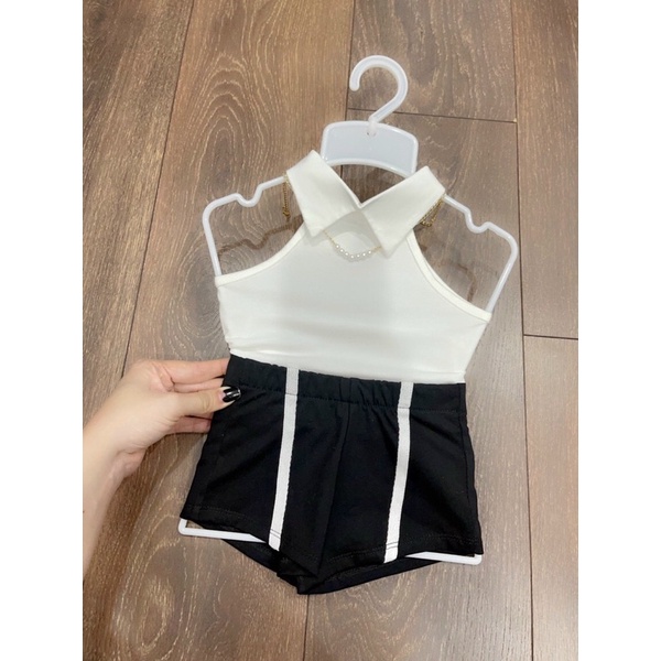 SET ÁO TRẮNG CƯNG XỈU CHO BÉ GÁI