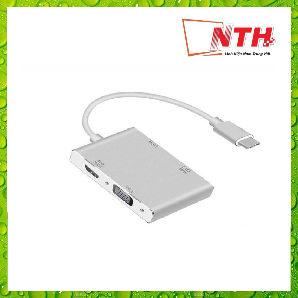 Cáp Chuyển Type-C ra HDMI/VGA/DVI/USB 3.0