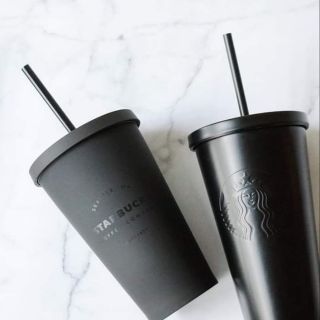 Bình Starbucks đen mờ 16oz