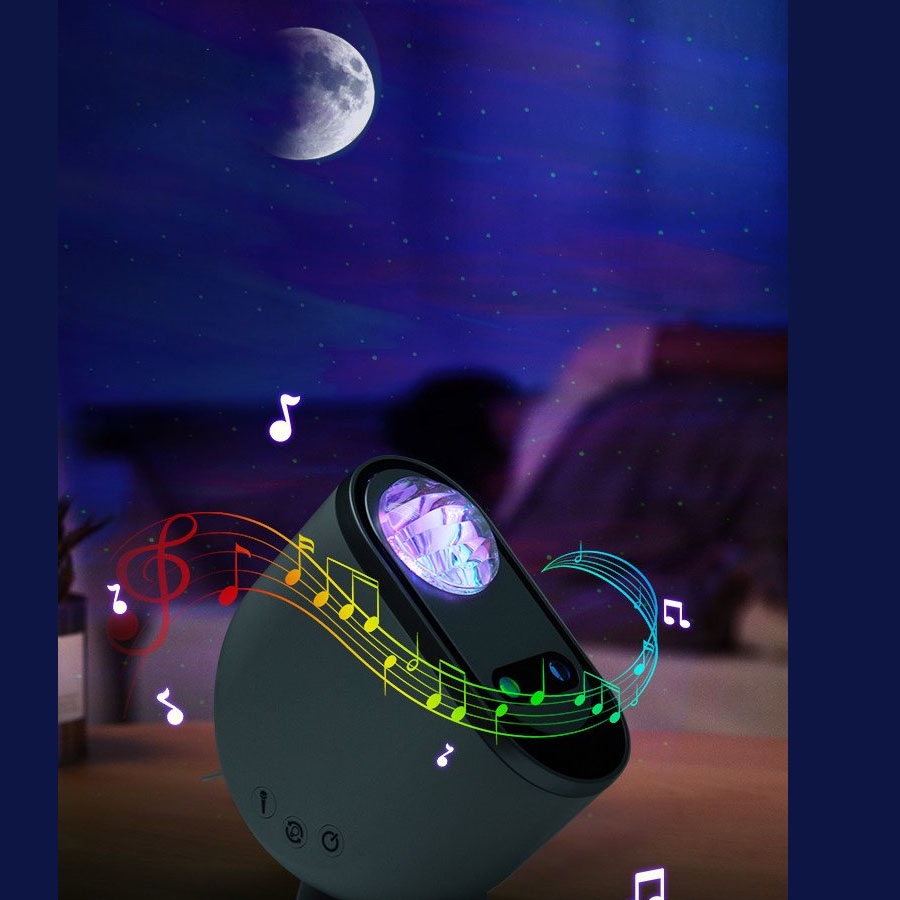 Đèn led dải ngân hà tích hợp loa bluetooth cảm ứng theo nhạc cực chất,có điều khiển remote