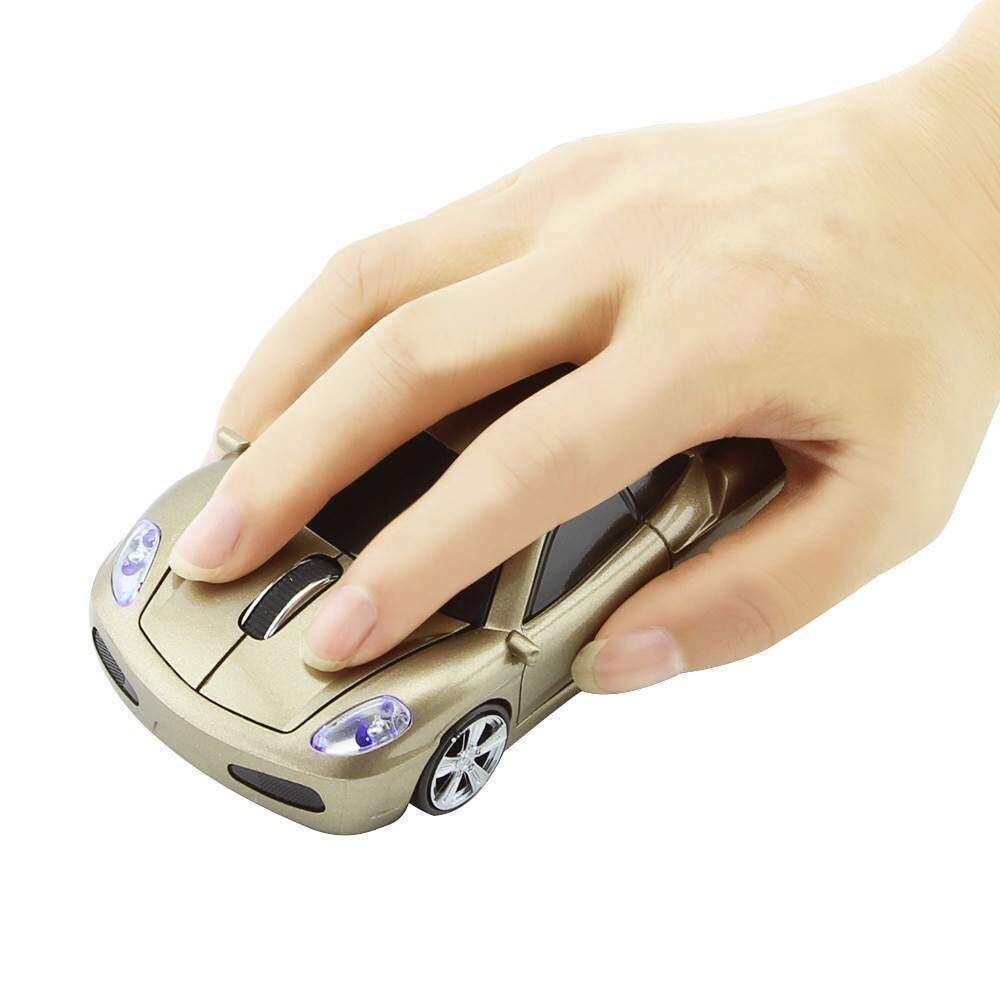 Chuột không dây 1600DPI USB 3D Hình Xe Hơi