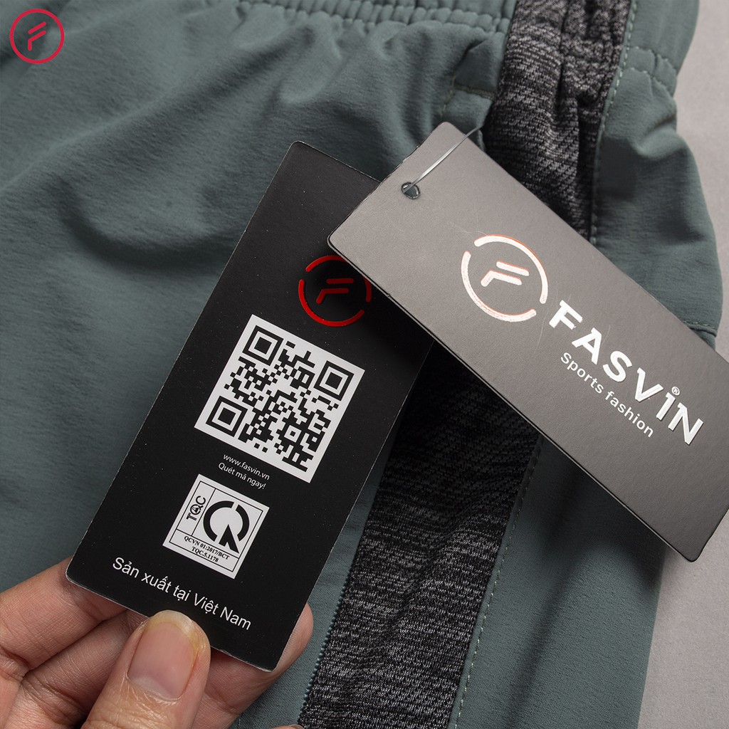 Quần lửng nam Fasvin T21437.HN vải gió co giãn mềm mát tiện dụng thể thao hay mặc nhà