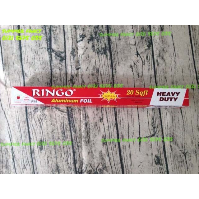 giấy bạc r18 (0.45 x 5m) -alluminum foil ringo