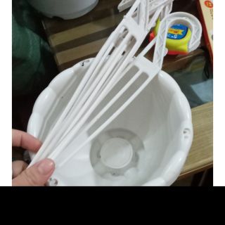Chậu treo hình bí cỡ 22cm cao 15cm