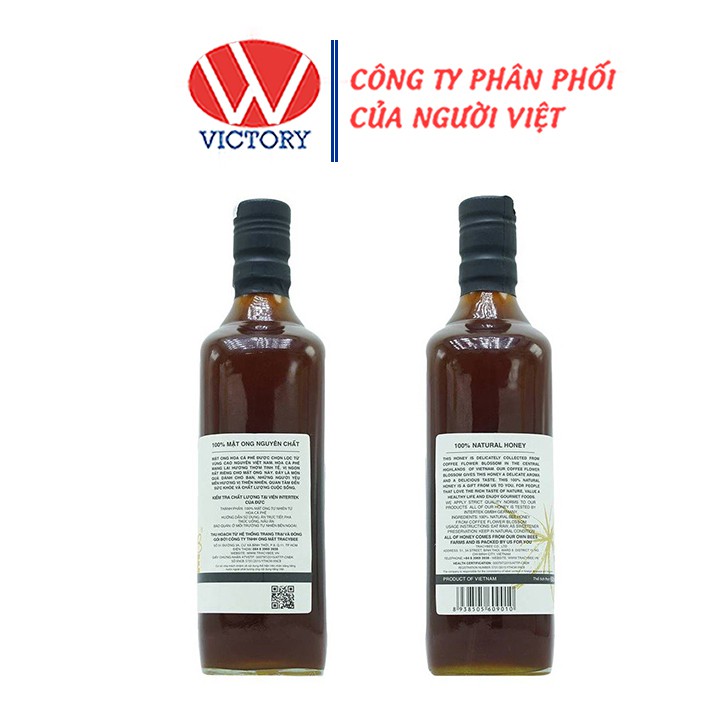 MẬT ONG TRACYBEE HOA CHÔM CHÔM 600ML – VictoryPharmacy