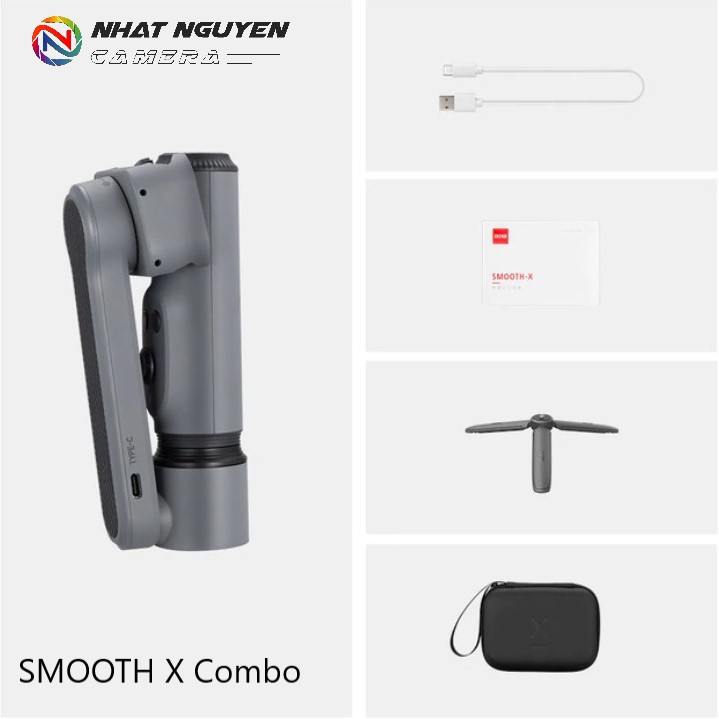 Gimbal chống rung Zhiyun SMOOTH X COMBO kèm chân mini tripod - Gimbal dùng cho điện thoại