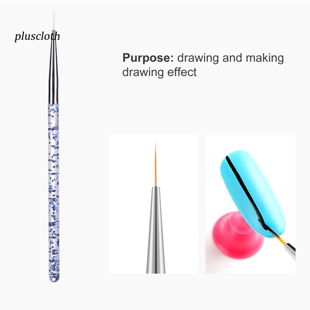 Bút Gel Siêu Mỏng Vẽ Trang Trí Móng Nghệ Thuật Đầu Mềm