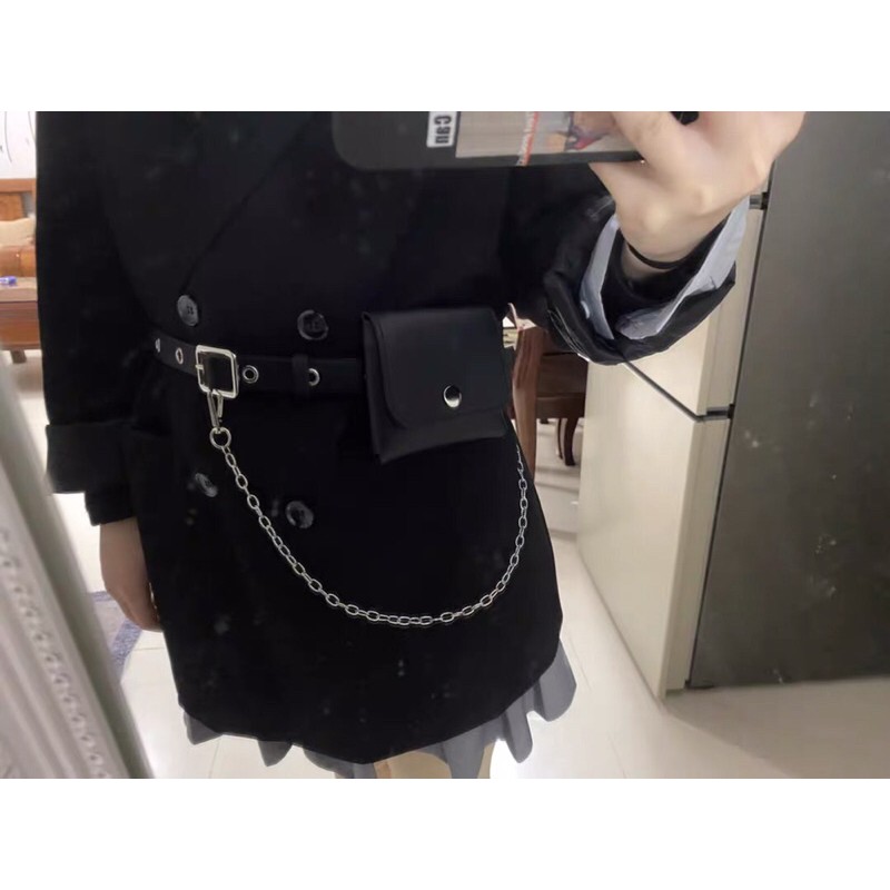 Belt da kèm túi và dây vòng trang trí