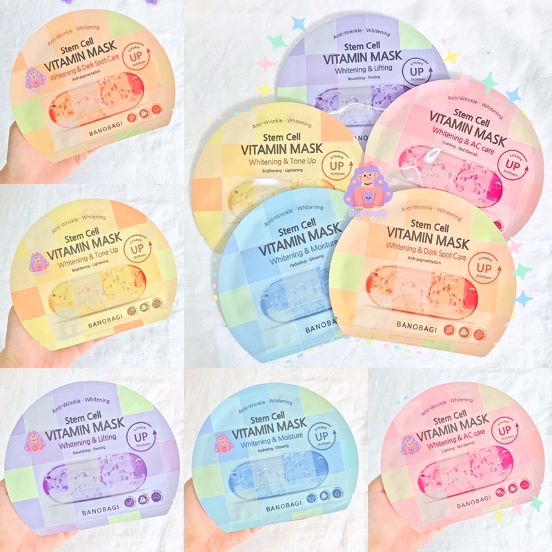 Mặt Nạ Vita Genic BANOBAGI JELLY MASK Mẫu mới 2020