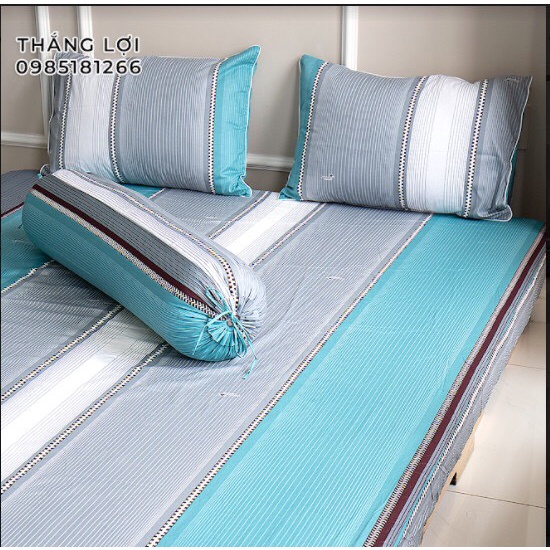 Drap Cotton 100% Thắng Lợi chính hãng Mẫu C175 IN LOGO THẮNG LỢI vệ sinh dễ dàng.