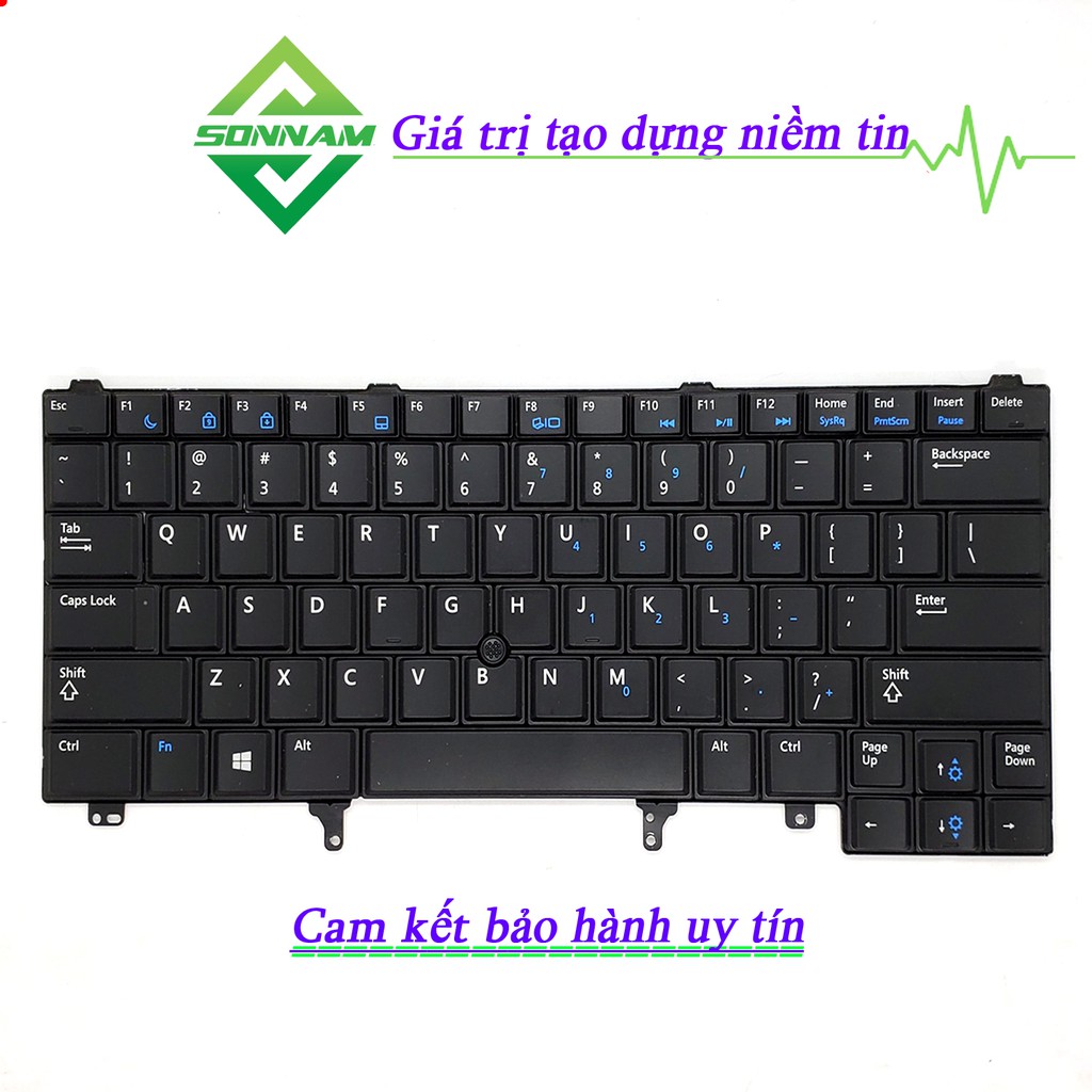 Bàn Phím Laptop Dell latitude E6420 5420 E6320 E6330 E6430 - Bảo Hành Đổi Mới