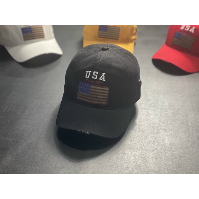 Nón kết kaki 2 lớp thêu usa nam nữ siêu xịn thời trang cao cấp from chuẩn (Siêu rẻ 1996)