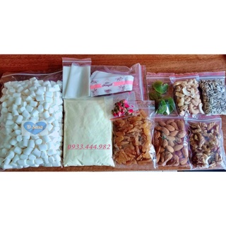 Set nguyên liệu tự làm kẹo Nougat (kẹo hạnh phúc) cực dễ