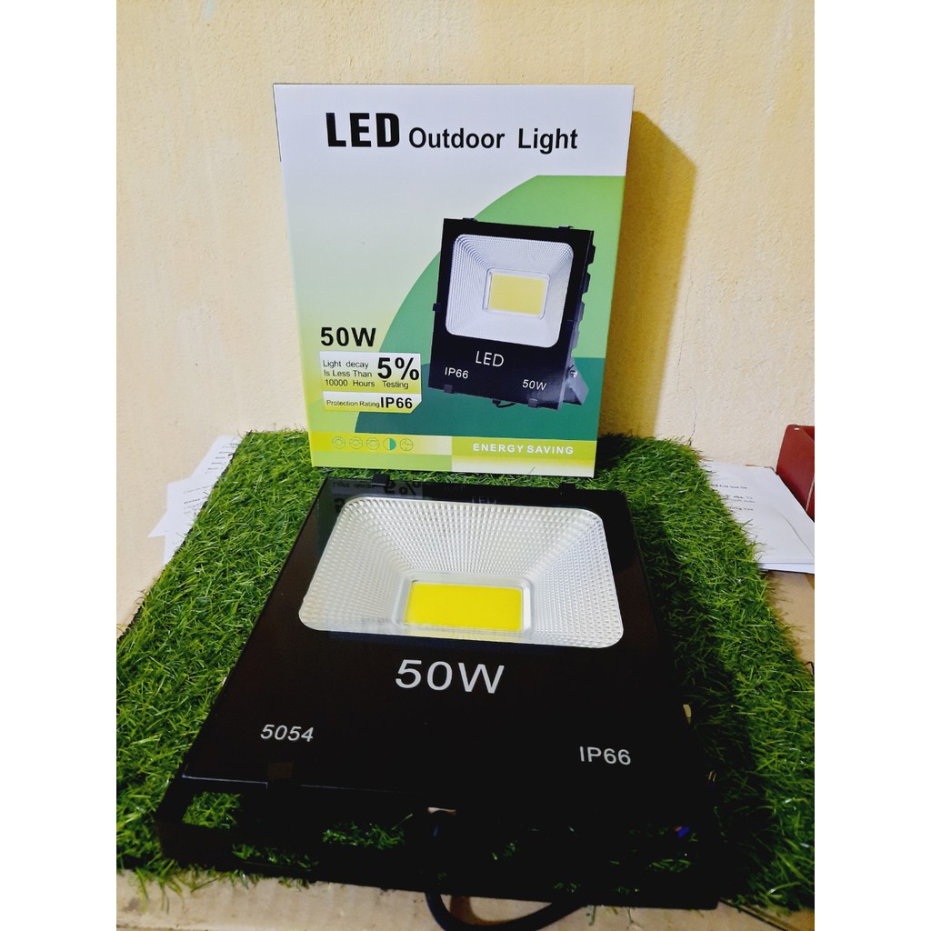 Đèn Pha Led 5054 COB IP66 30W/ 50W/ 100W Siêu sáng bền đẹp - Tiết Kiệm Điện - Chống Nước [BH 1 năm]