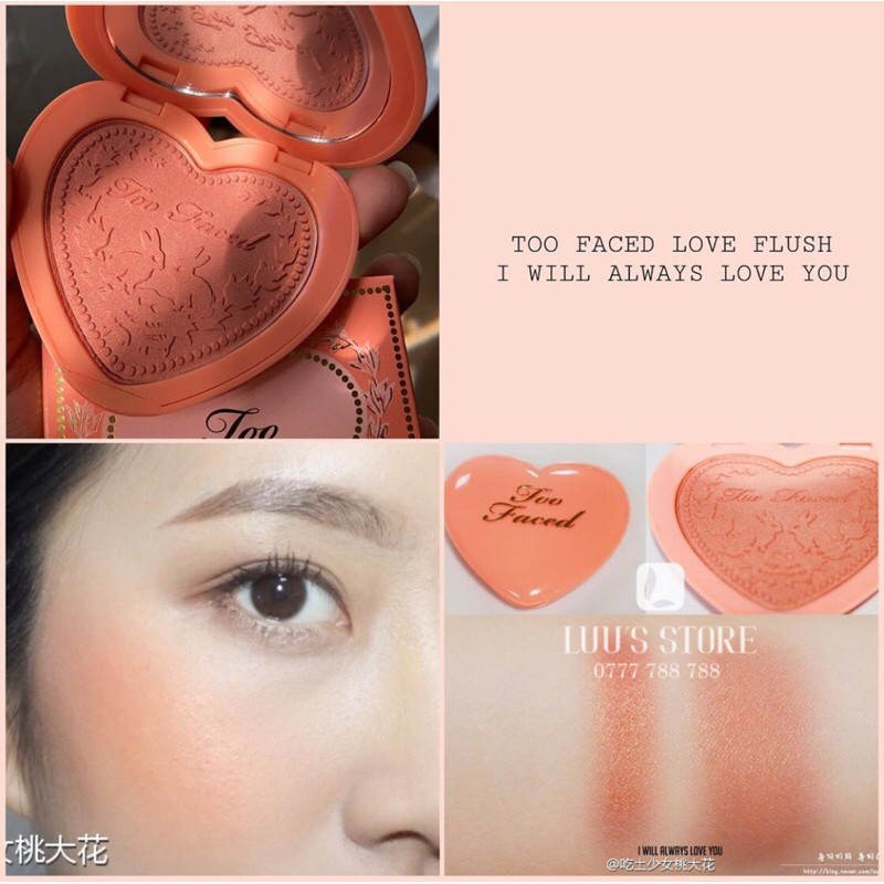 Phấn Má Hồng Too Faced Love Flush | BigBuy360 - bigbuy360.vn