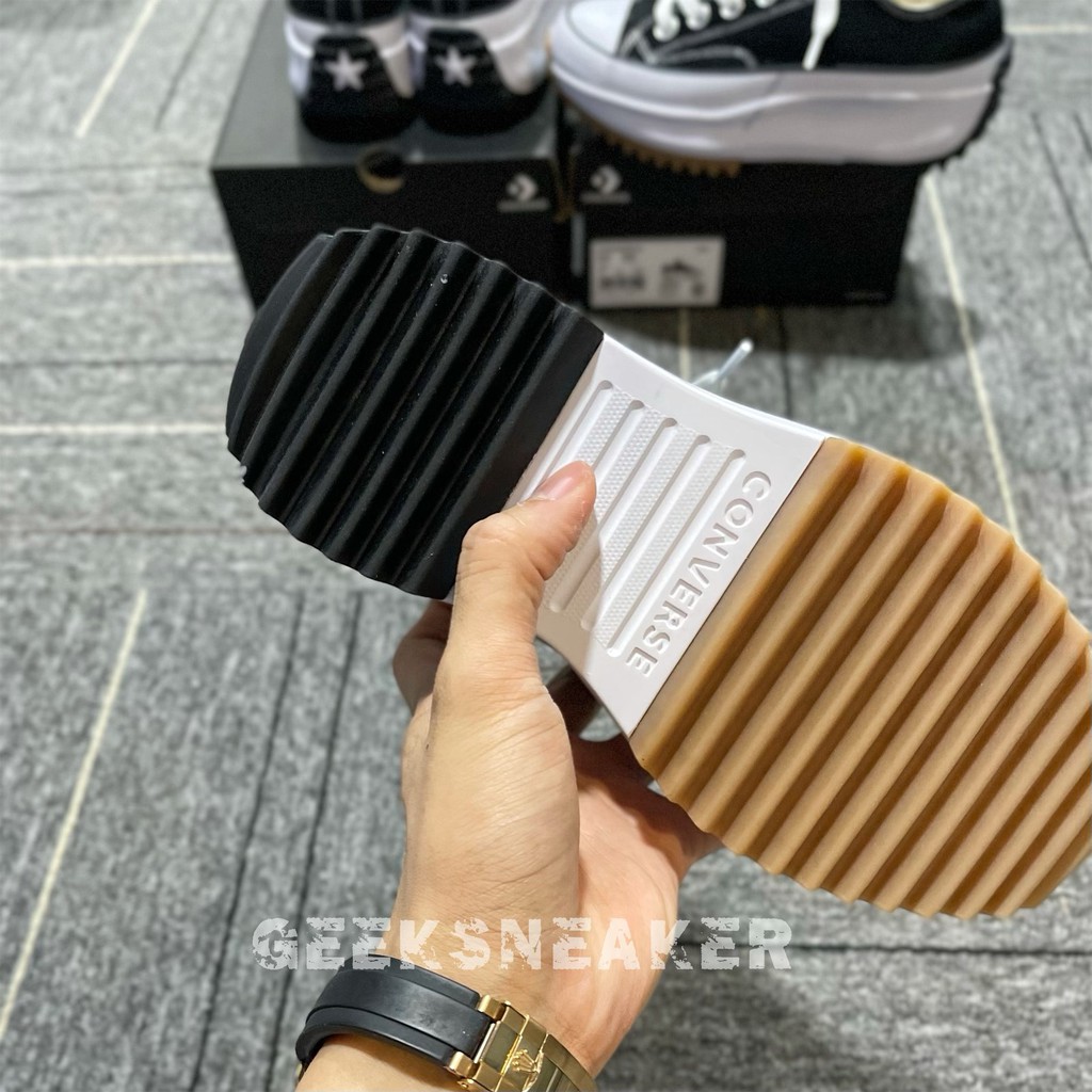 [Geek[ Giày CVS JW ANDERSON Black WHITE - LOW - Cổ Thấp | BigBuy360 - bigbuy360.vn