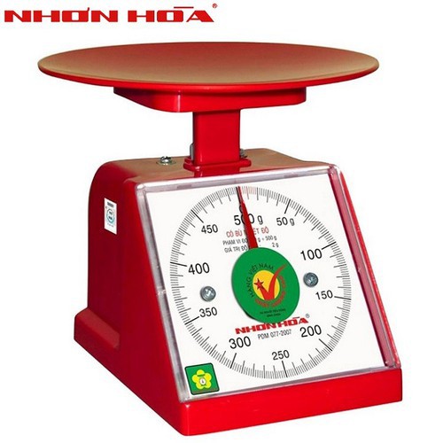 Cân nhựa đồng hồ Nhơn Hòa 500g