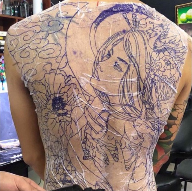 Giấy than đen 3 lớp xăm hình loại tốt nhất hàng có sẵn