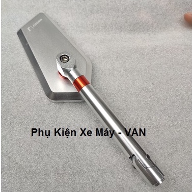 Kính Chiếu Hậu Xe Máy Nhôm 5 Cạnh Lớn