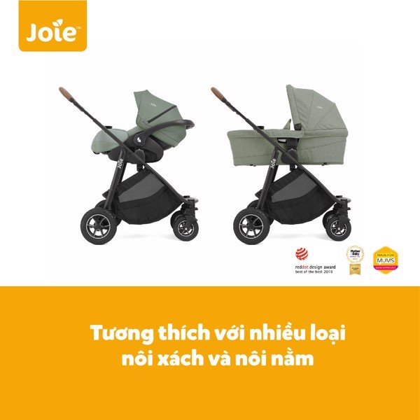 [Mã MKBC13 giảm 80k đơn 1 triệu] Xe đẩy trẻ em Joie Versatrax W / RC &amp; ADPT