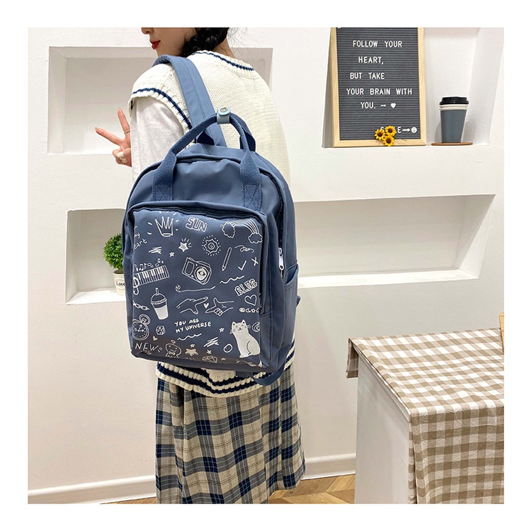 Ba Lô Oxford Sức Chứa Lớn Thiết Kế Đơn Giản Mẫu Mới Cho Nam Và Nữ