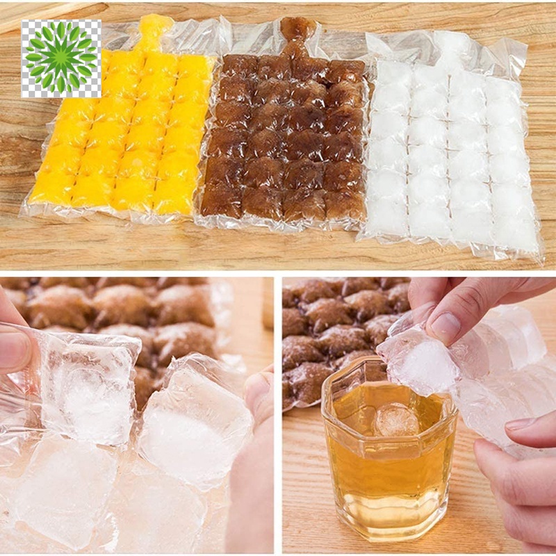 Set 10 Túi Làm Đá 240 Ngăn Tự Đóng Băng CR1