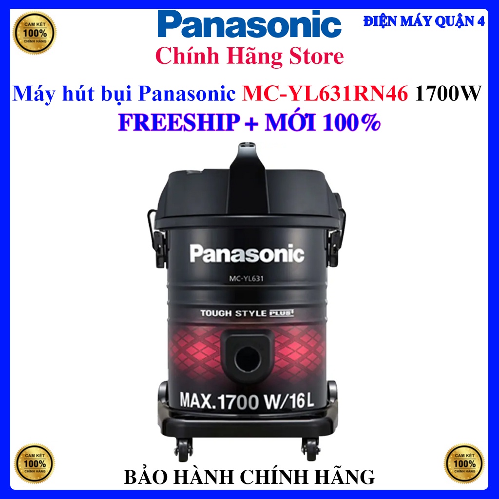 Máy hút bụi Panasonic MC-YL631RN46 1700W - Hàng chính hãng