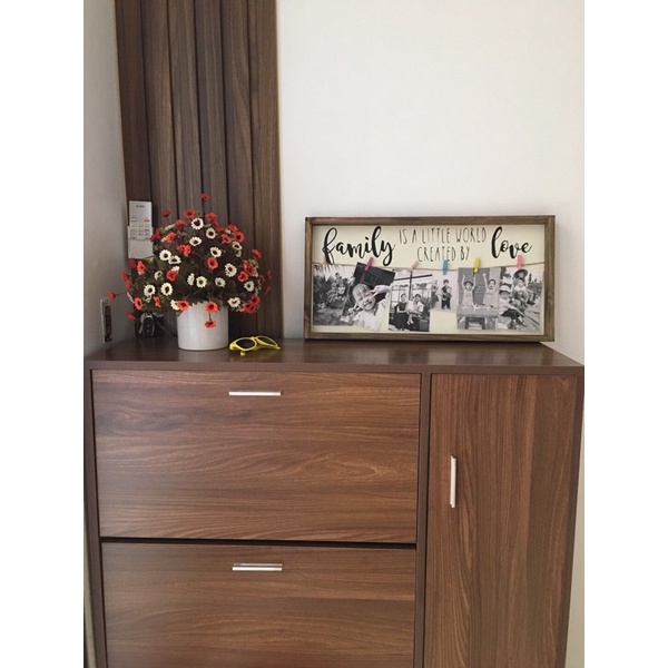 Khung treo ảnh decor trang trí FAMILY treo tường phong cách Vintage
