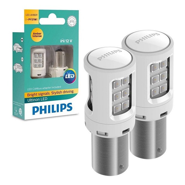 [LEDT2 ISOP] [Bảo hành 5 năm] Đèn phanh, stop, lùi LED Philips Ultinon S25 P21 PY21 [Số lượng: 1 cái]