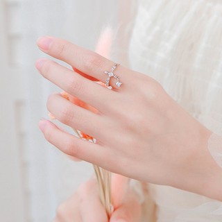 Nhẫn phong cách thanh lịch cách điệu thời trang
