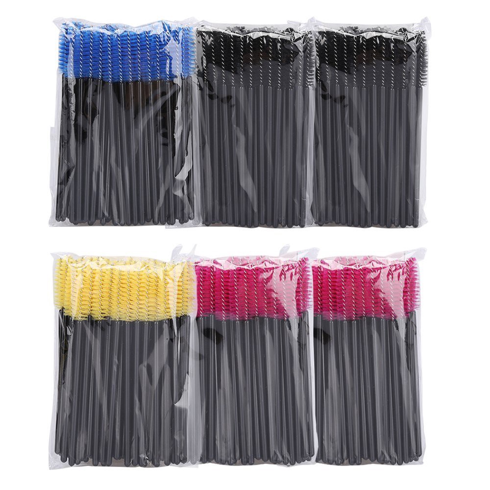 Set 50 Cọ Chuốt Mascara Uốn Cong Lông Mi Dùng Một Lần Tiện Dụng