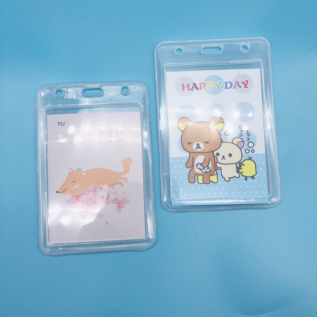 Bao đựng thẻ sinh viên, xe bus nhựa da nhiều loại