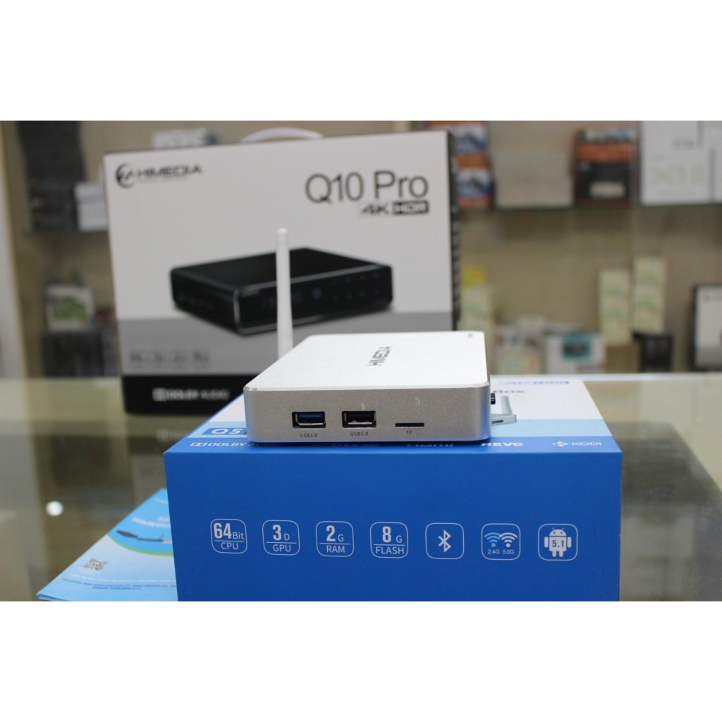 Đầu Android  Box TV Himedia 4K Q5 Pro Ram 2GB Bao hành chinh hãng den tháng 12/2022