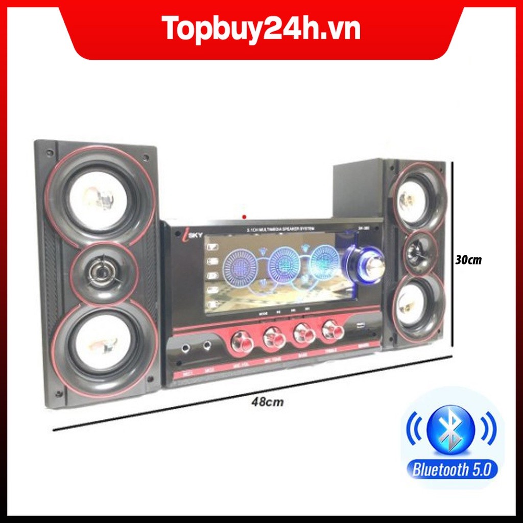 Dàn âm thanh tại nhà - loa vi tính hát karaoke có kết nối Bluetooth USB SKYNEW - SKN395 - Phân phối bởi Vietstore