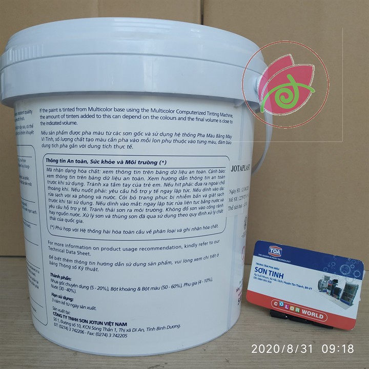 Sơn phủ trong nhà- Jotun Jotaplast 5 LÍT