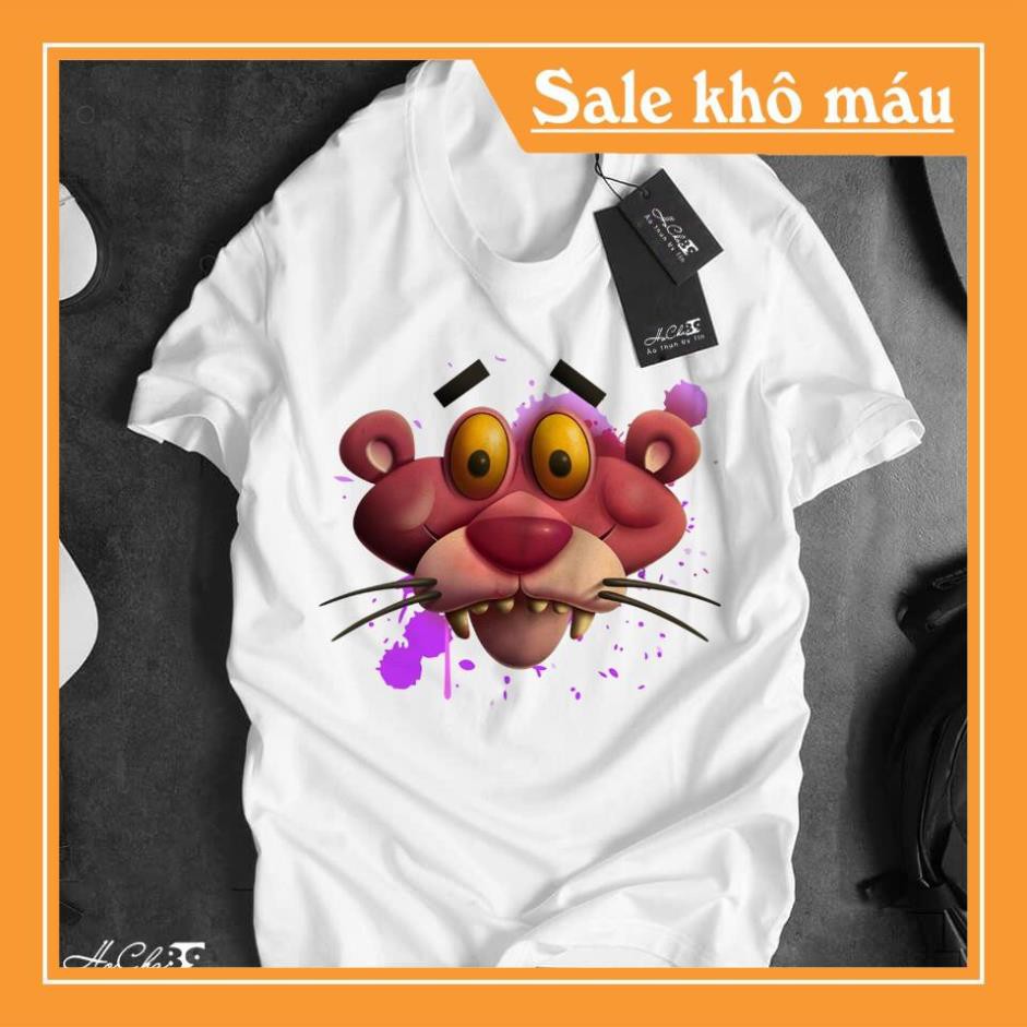 DEAL CHẤT- Áo Halloween BÁO HỒNG PINK PANTHER - Vải Dày Mịn May Dây Cổ Móc Xích Cao Cấp (Có Hình Thật) giá cực tốt