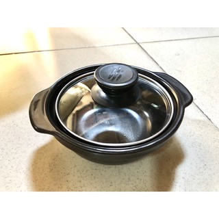 Nồi đất kho quẹt tráng men nhí