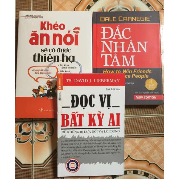 Sách - Combo Đắc nhân tâm + Khéo ăn khéo nói sẽ có được thiên hạ + Đọc vị bất kì ai