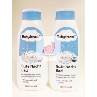 SỮA TẮM GIÚP BÉ NGỦ NGON BABYDREAM GUTE NACHT BAD - HÀNG NỘI ĐỊA ĐỨC