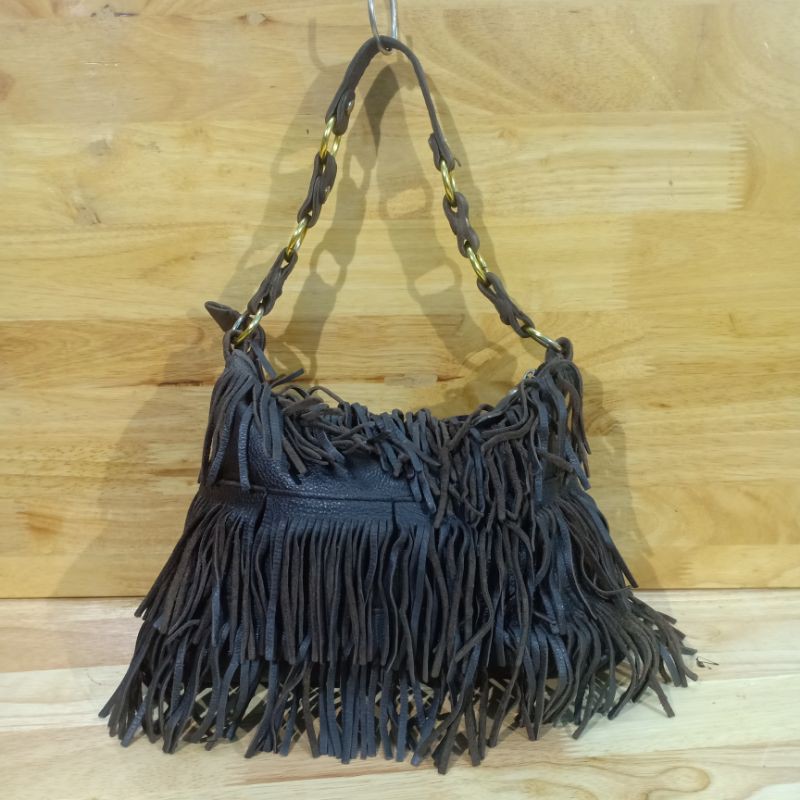 Túi đeo vai da thật secondhand  18050321