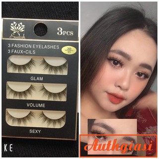 [MI TỰ NHIÊN] Sỉ Mi chồn 3D 3 đôi 3D 822