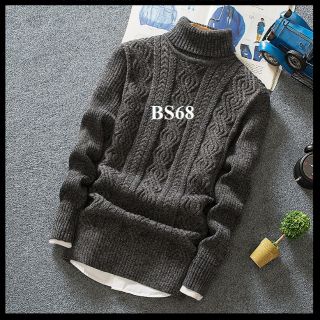 Áo len nam cổ lọ loại dày BS68