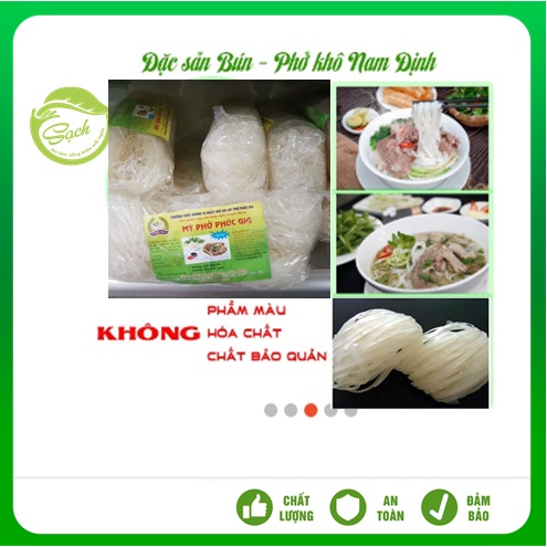 Phở gạo khô phúc gia  Nam Định gói  400gr loại thơm ngon