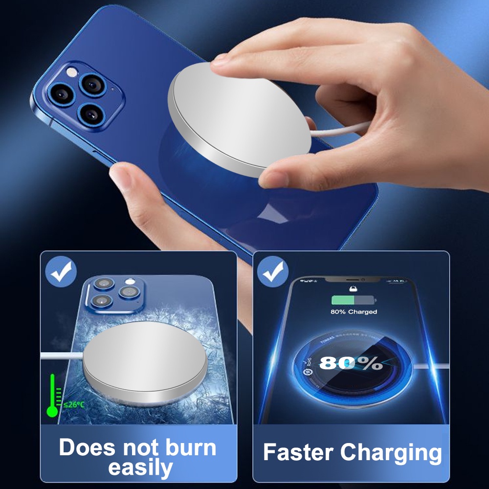 Sạc ko dây IP/sạc ko dây táo cho IPvà các dòng máy hỗ trợ sạc ko dây chuẩn Qi